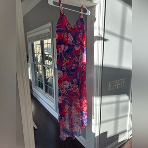 Siena Studio Red Floral Dress